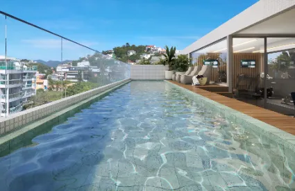 Incrível Piscina da área de lazer